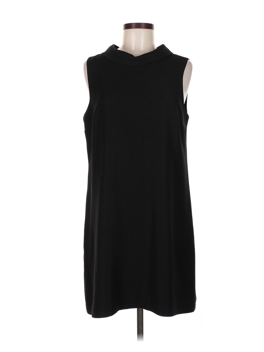 Cynthia Steffe Black Sleeveless Mock-Neck Mini Dress